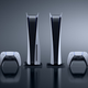 The PlayStation 5's standard edition (left) is notably bulkier than the All-Digital.